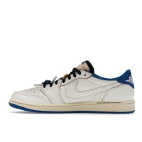 Jordan 1 Retro Low OG SP Fragment x Travis Scott Sail Military Blue
